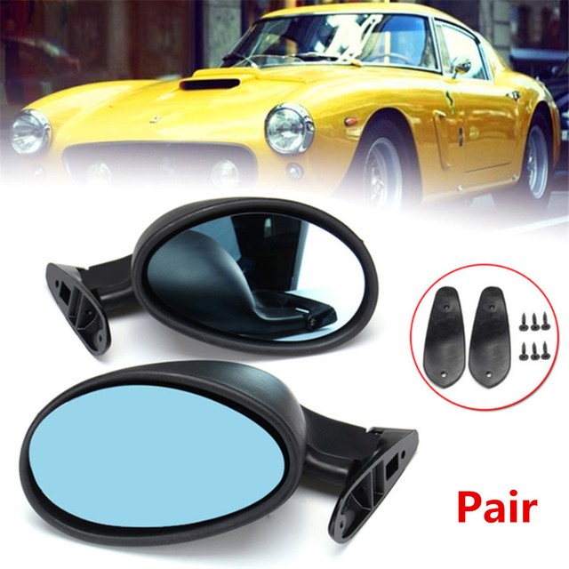 Pair L R California Classic Universal Black Hotrod/muscle Car Side