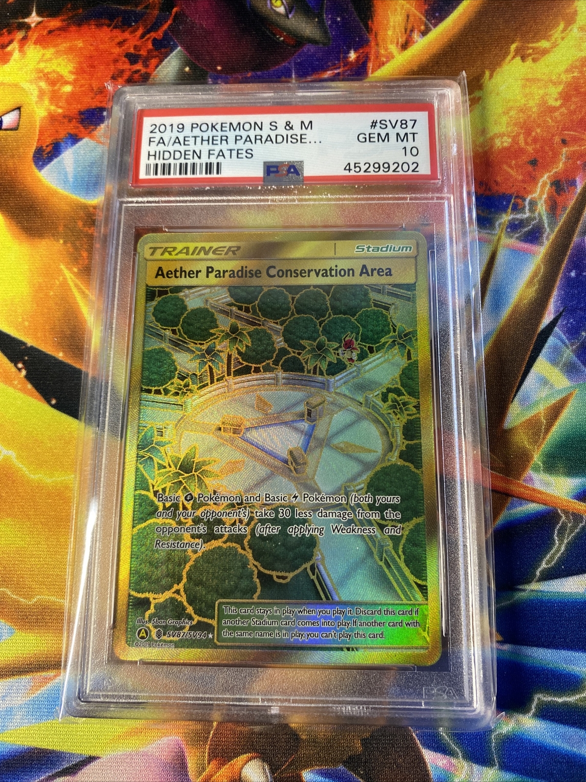 Aether Paradise Conservation Area PSA 10 MINT SV87/SV94 Hidden Fates eBay