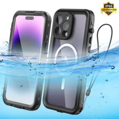 Outdoor Case 360° Stoßfest Wasserdichte Schutz hülle für iPhone 16/15/14/13/12