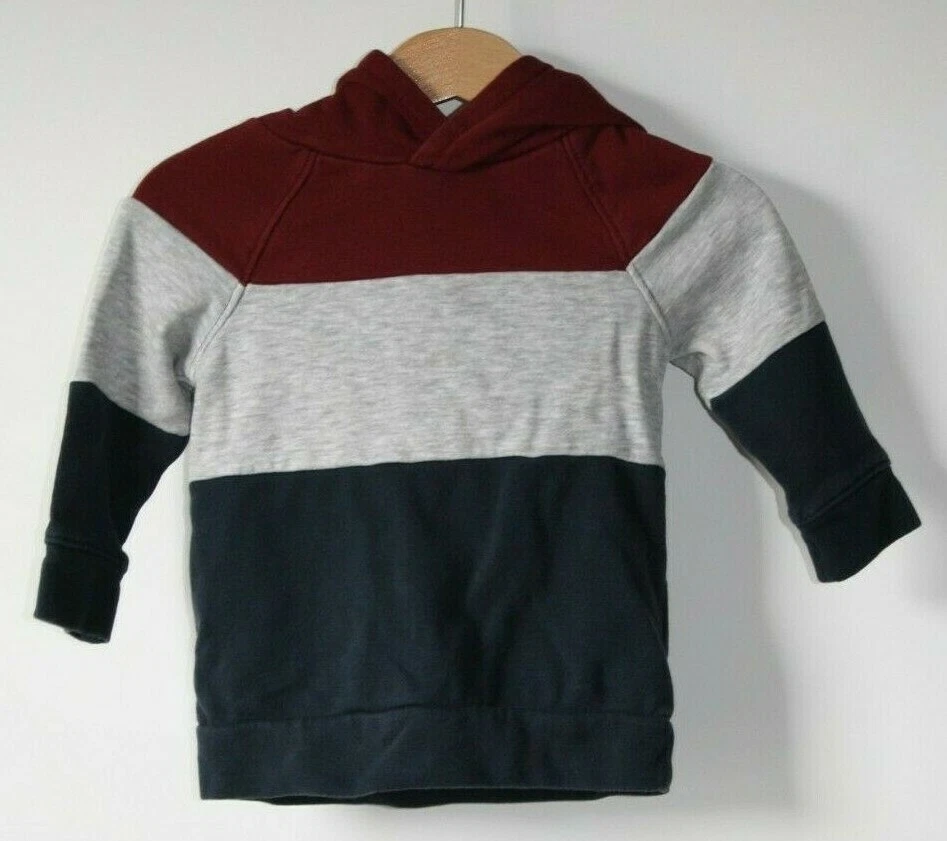 H&m color top block hoodie