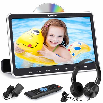 10.1'' Auto Monitor Kopfstütze DVD Player Für Kinder HDMI USB AV-IN/OUT+Kopfhörer