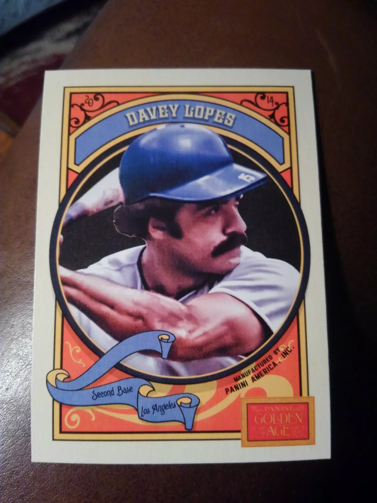 Davey Lopes trading card