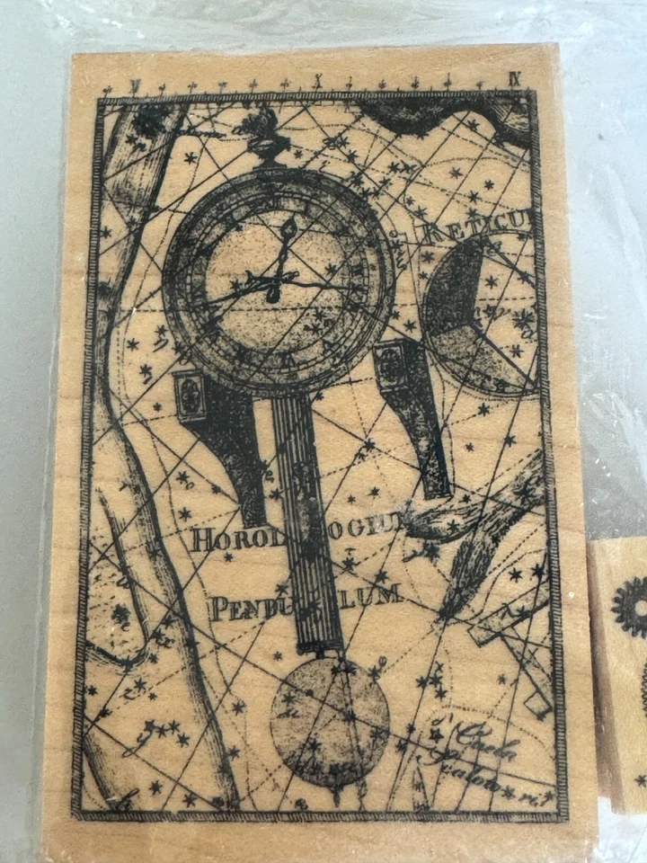 Sello de goma Club chatarra edición limitada horologiun péndulo ruedas Steampunk Foto 2 de 4