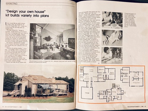 Vintage 1980 Builder NAHB Magazine Different Styles Traditional Homes House Plan - Picture 3 of 16