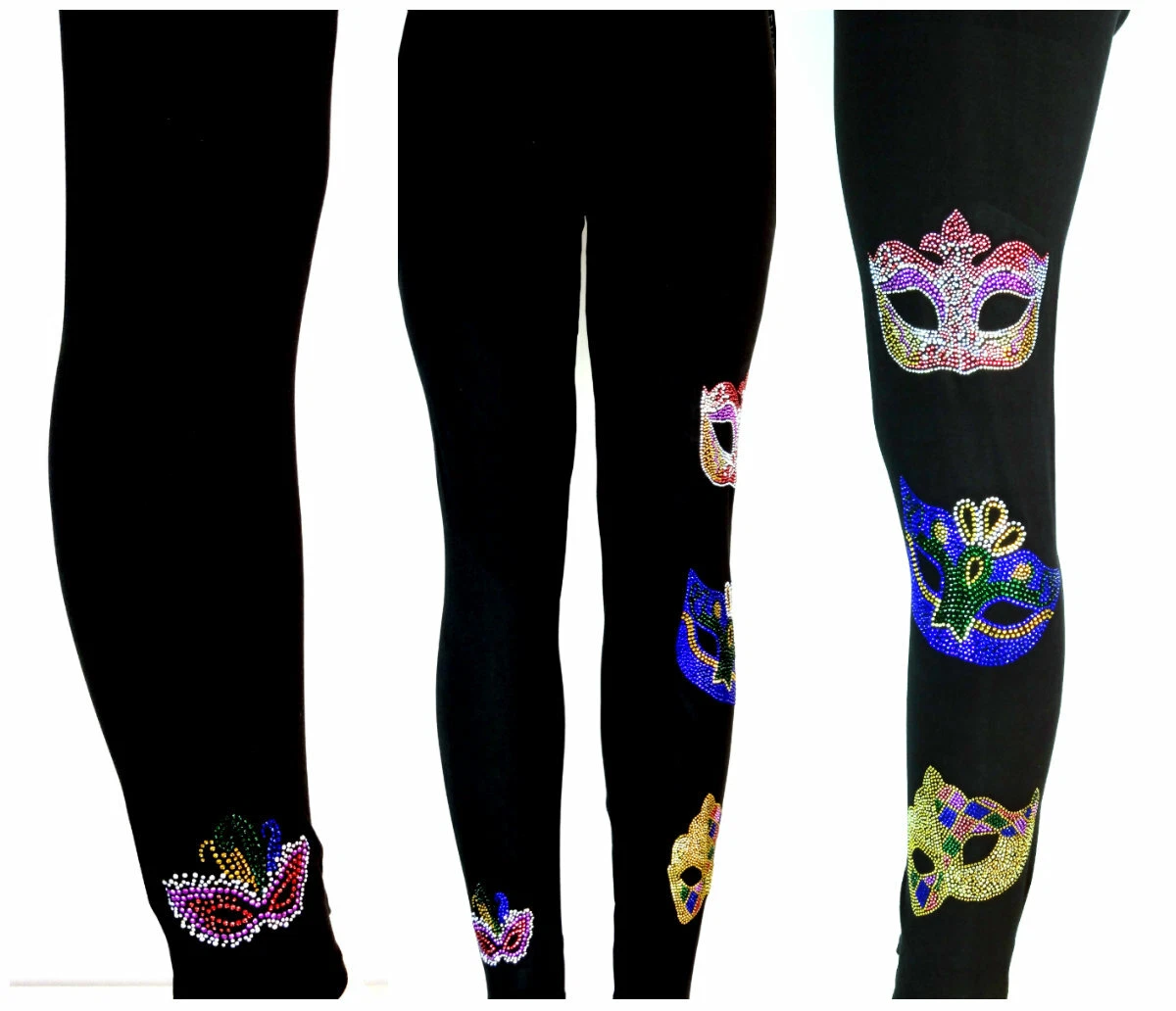 Plus size outlet mardi gras leggings