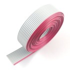 2M 6.6FT 1.27mm Pitch 6 Pin Wire Gray Flat Ribbon Cable For 2.54mm FC Connector