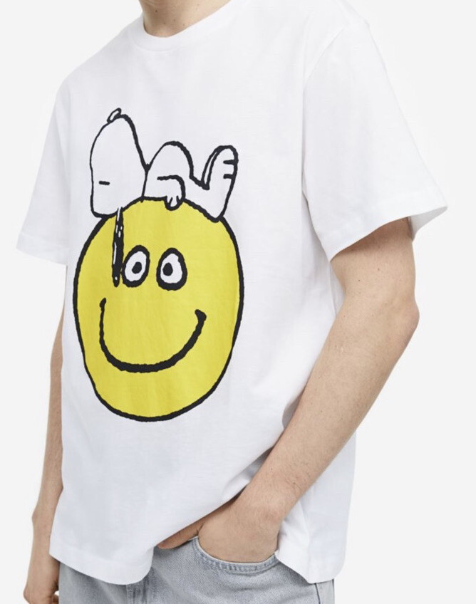 white snoopy shirt