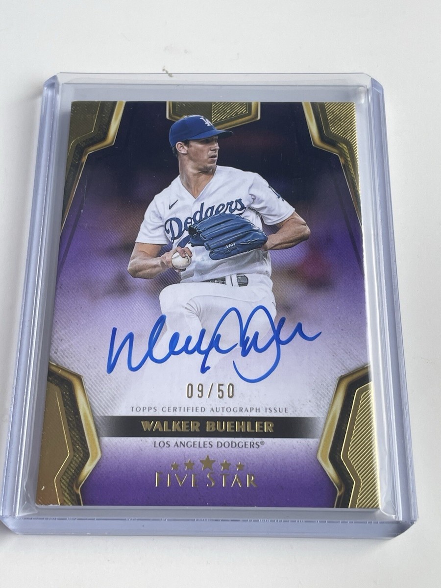 Walker buehler WBC topps fivestar ドジャース Walker Buehler 2024 Topps Five Star Purple Auto /50 Dodgers