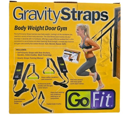 NEW Go Fit Gravity Straps Bodyweight Door Gym Suspension Trainer- TRX Concept - Picture 2 of 4