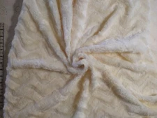 Cream Faux Fur Fabric 26" long x 64" wide, JoAnn, Chevron Design