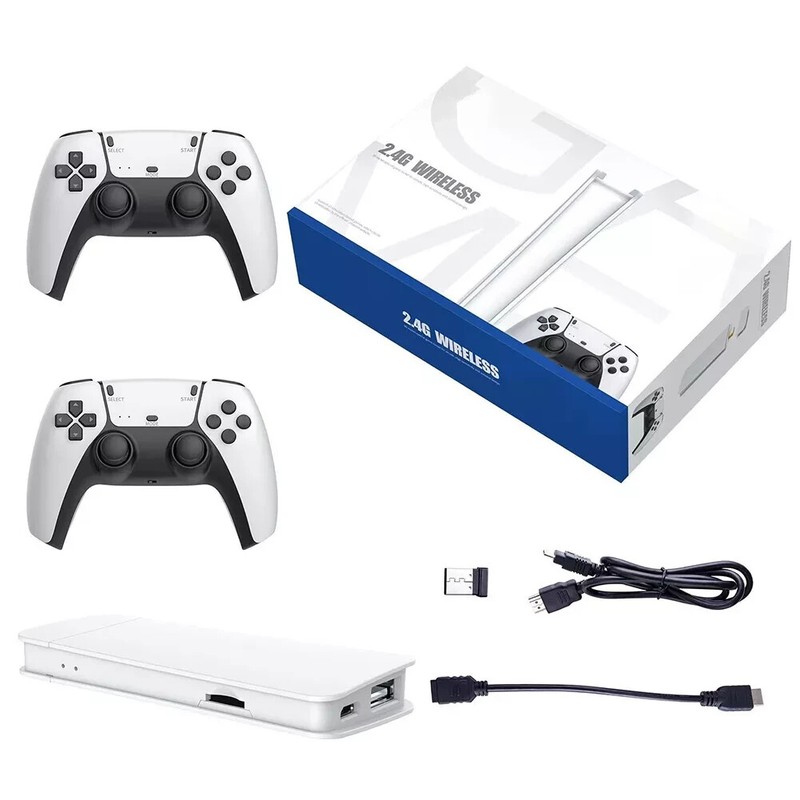 64G 20000+ Retro Games Video Game Console TV Stick 4K HDMI Wireless Controller
