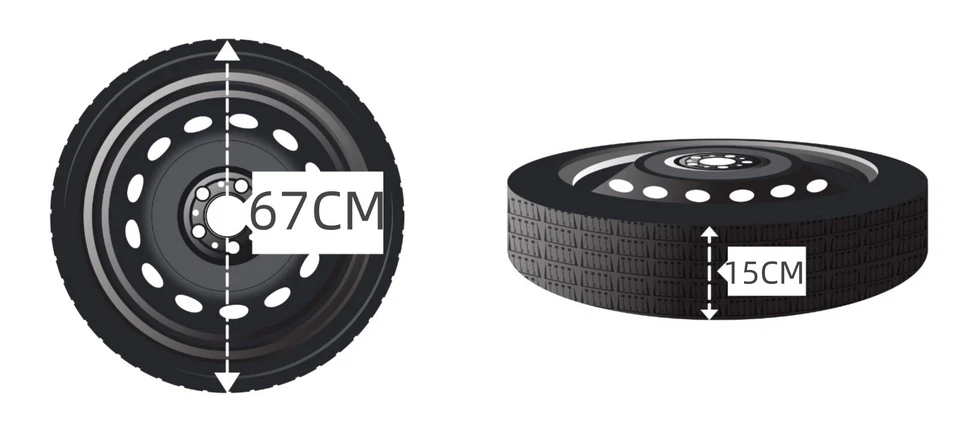 Ruotino di Scorta 17" per Kia Sportage Hyundai Tucson DOT 2024 135/90R17 - Imagen 2 de 2