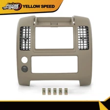 For Nissan Frontier 05-20 Center Dash Console Instrument Panel Cluster Lid Bezel