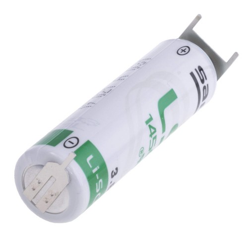 SAFT Lithium Batterie AA LS14500 3PF mit Print-Ausgängen („+“ 2 pin) 3,6V 2,6Ah - Picture 2 of 2