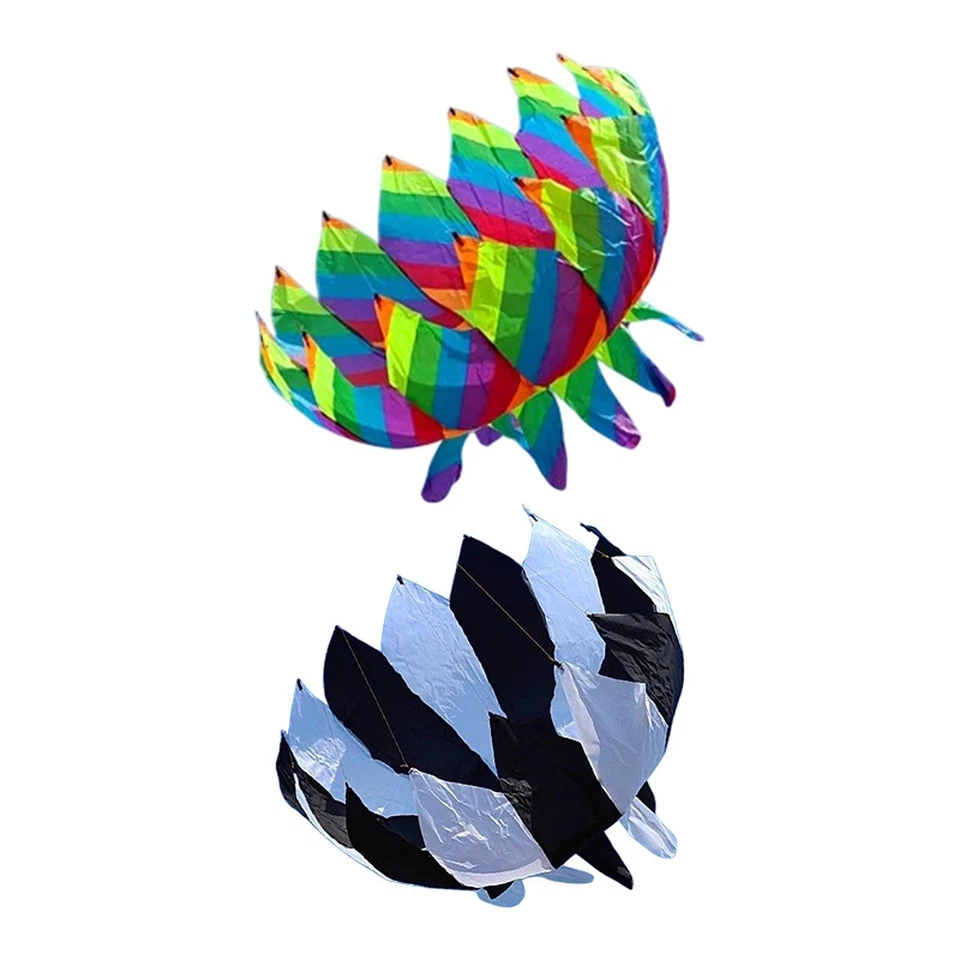 Beach Kite Soft Kite Large Sports Toy Polyester Diameter 70cm 3D Frameless - Bild 1 von 1