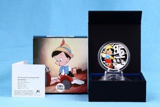 Frankreich 10 Euro 2025 Pinocchio Silber PP Color mit OVP