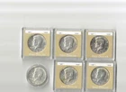 1967 kennedy half dollar 40% silver Six coins