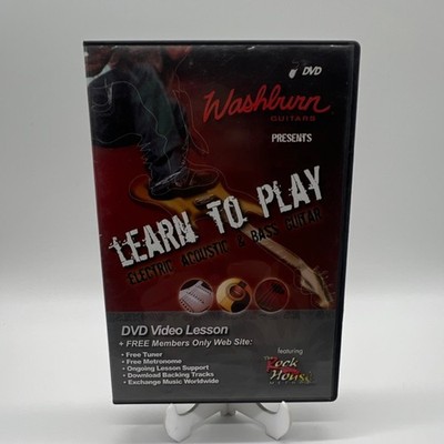 Washburn Guitars Learn to Play Electric, Acoustic & Bass Guitar DVD Video Lesson