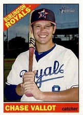 2015 Topps Heritage Minor League -#39 Chase Vallot