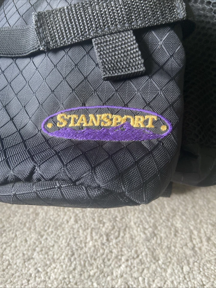 STANSPORT Riñonera/Bolsa Cintura 1 Portabotellas de Agua Negro Foto 2 de 4