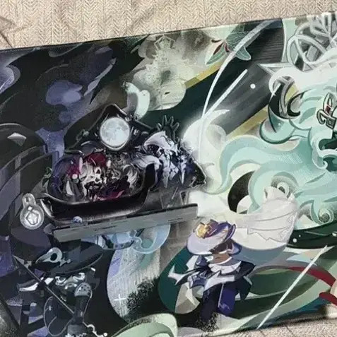 Cookie Run Kingdom Saint Rilly Silent Salt Large Mouse Pad & Acrylic Stand