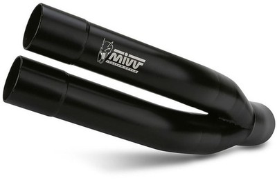 S.032.SDGB - Silencieux échappement Mivv DOUBLE GUN Inox noir SUZUKI GSX-R 600