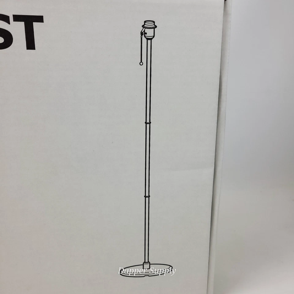 IKEA KRYSSMAST Floor Lamp Nickel Plated 61" New 204.056.36 - Image 3 of 4