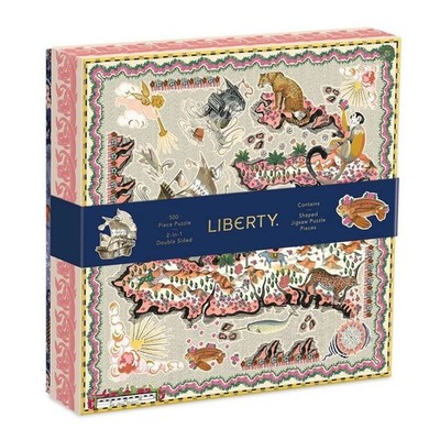 Liberty London Maxine Double Sided Shaped Puzzle, 500pc - Galison