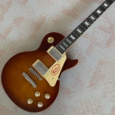 Solid LP electric guitar with flame map top HH pickup clearance sale