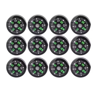 11MM MINI KOMPASS OUTDOOR CAMPING WANDERN TREKKING SURVIVAL BASTELN NAVIGATION