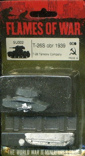 T-26S obr 1939 Soviet Tank Flames of War SU002 World of Tanks Finnish German