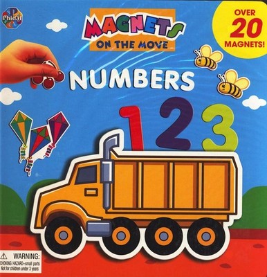 Numbers (Magnets on the Move) - board book Phidal Publishing