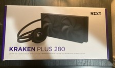 NZXT Kraken Plus 280mm Radiator CPU Liquid Cooler 2 x 140mm F140P Fans CL-2307