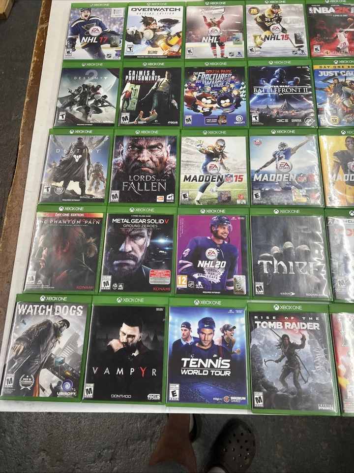 Lote de 43 juegos Xbox One Xbox 1 Rock Band Call of Duty Fallout Farcry 5 Foto 3 de 4
