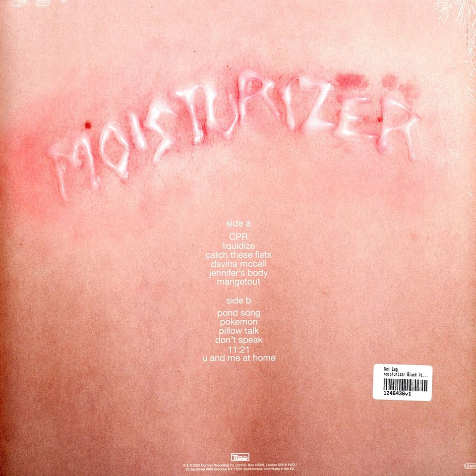 Wet Leg - moisturizer Black Vinyl Edition (2025 - UK - Original) - Bild 2 von 2
