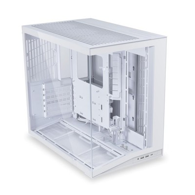 Lian Li O11DMIV2W Mini Tower ATX Case White Tempered Glass