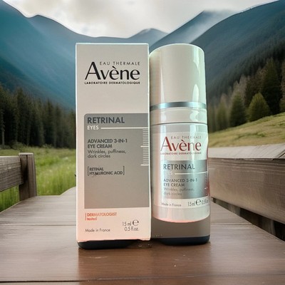 Avene Retrinal Eyes Advanced 3-in-1 Eye Cream Anti-Aging Puffiness Dark 0.5oz
