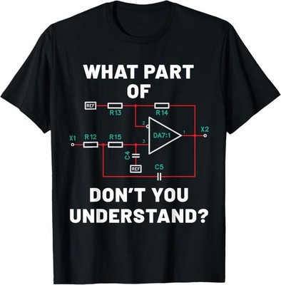 Electronic diagram Electrical engineer funny gif Shirt  Made in USA Size S to XL