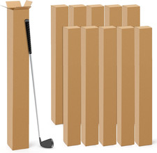 10 Pcs 4 X 4 X 40 Inch Golf Club Shipping Boxes 4L X 4W X 40H Tall Corrugated Bo