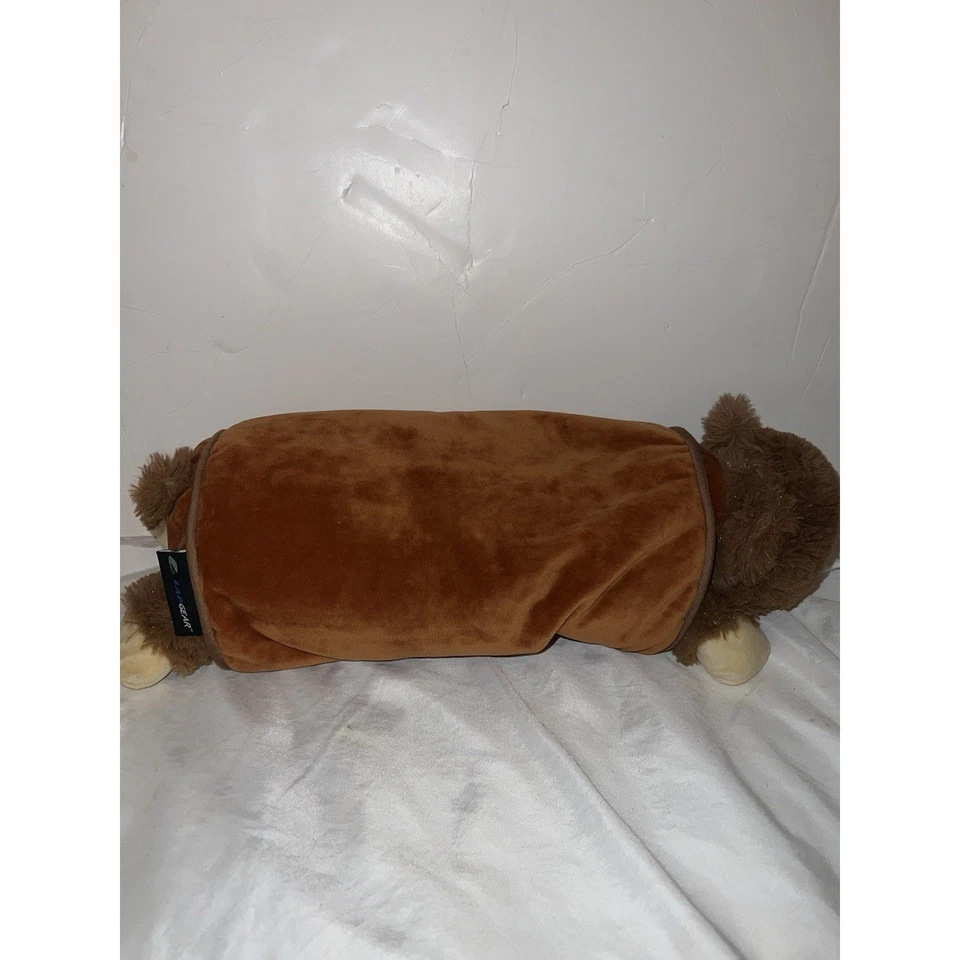 LAPGEAR Tablet Device Book Pillow Rest Plush Brown Bear Holder Pillow 18" - Image 2 of 4