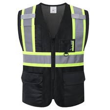 LaienSafety Safety Vest for Men Women,Mesh High Visibility Reflective Vest wi...