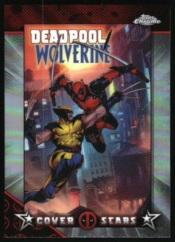 2025 Topps Chrome Marvel Deadpool #CS-1 Deadpool / Wolverine #2 Cover Stars