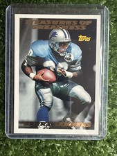 Topps 1994 Barry Sanders #615 Treasures of Greatness Detroit Lions Football