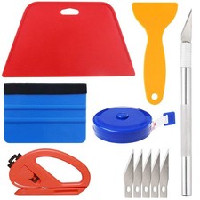 Wallpaper Smoothing Tool Kit Include red Squeegee,Medium-Hardness Squeegee, b...