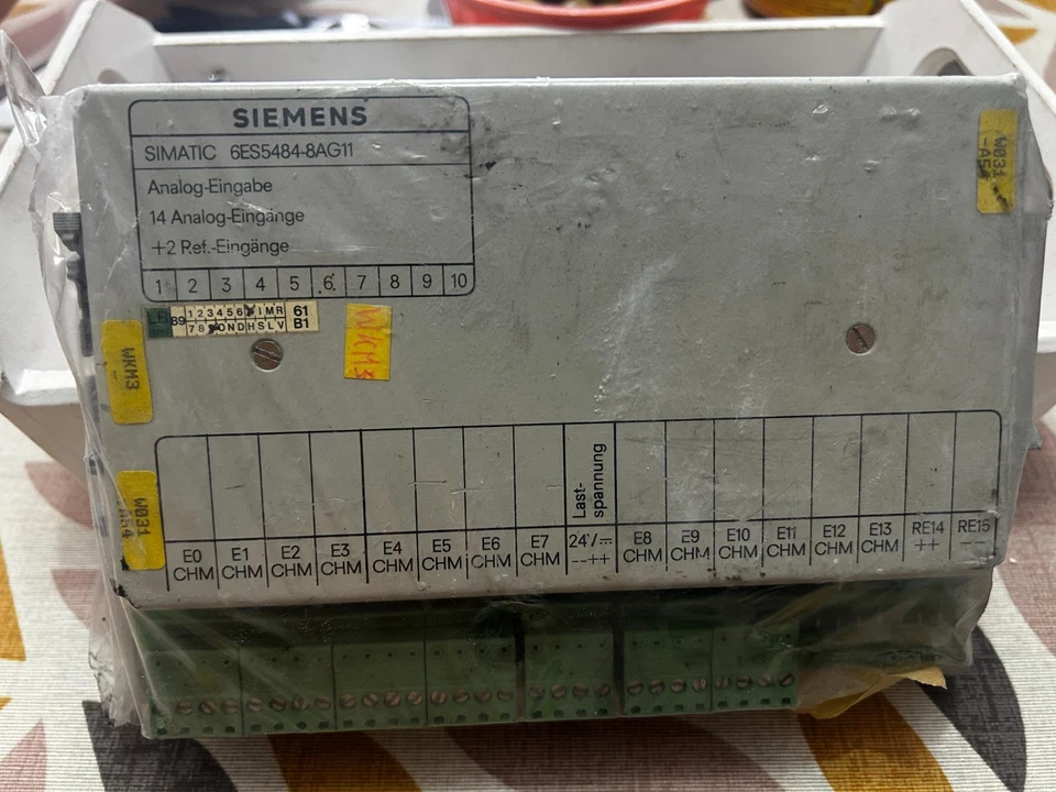 Siemens SIMATIC 6ES5484-8AG11 Analog Input Module – Tested – S5 PLC – 14AI + 2 R - Imagen 4 de 4