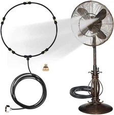 Outdoor Misting Fan Kit for a Cool Patio Breeze,Water Mister Spray for Cooling O