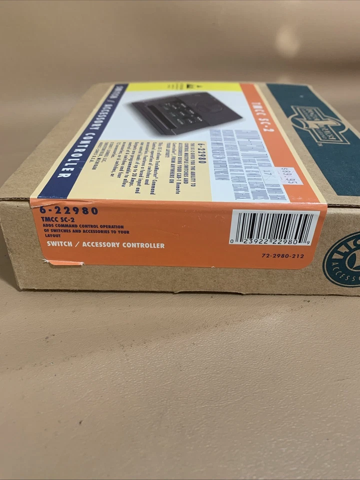 Caja Controlador Interruptor y Accesorio Lionel 6-22980 TMCC SC-2 Foto 2 de 2