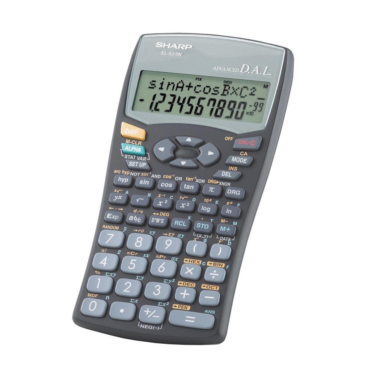 Sharp EL-531WH-BK 272 Functions 2-Line Display Scientific Sharp EL-531WH-BK 272 Functions 2-Line Display Scientific