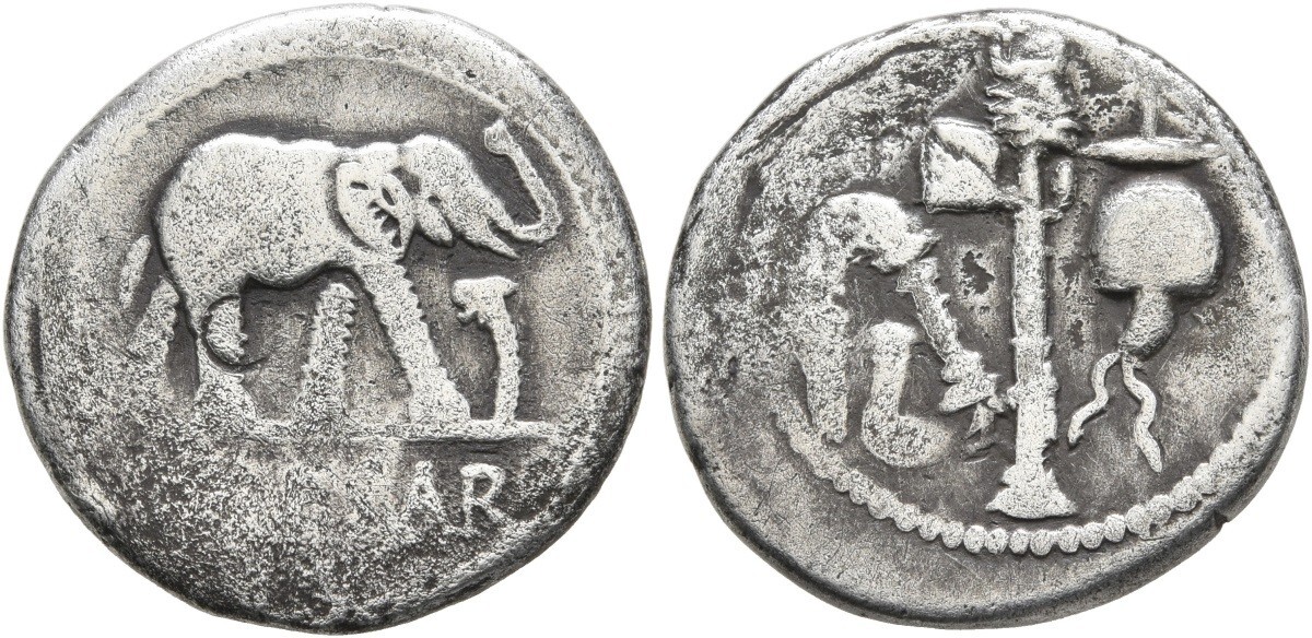 ★未使用★超大型　純銀コイン　La Bataille de San Romano 2025 Liberia $50 5-oz Silver Roman Empire – Battle of Zama