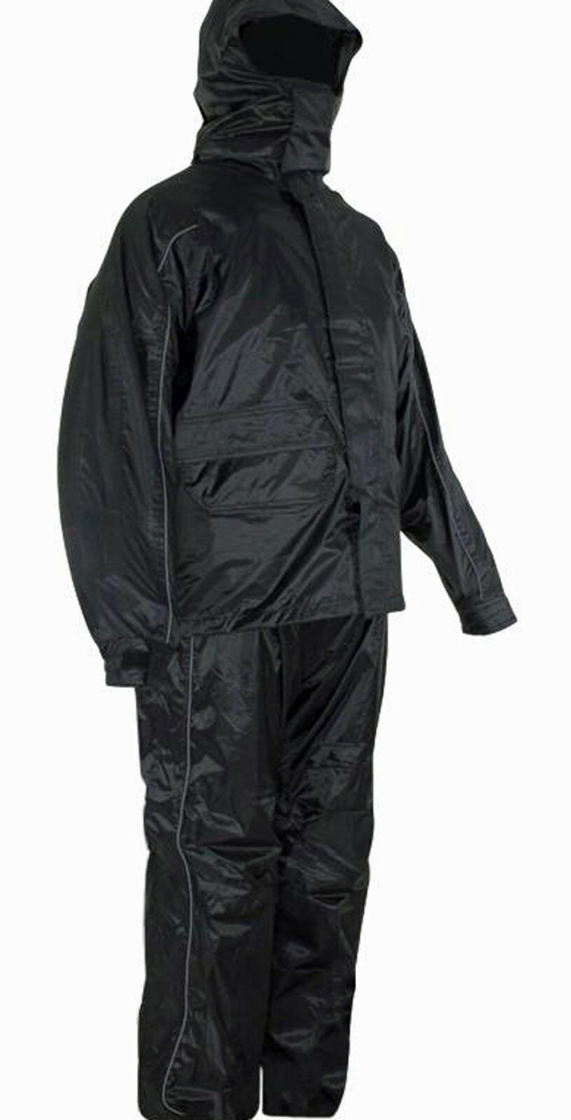 Black Hooded Rain Suit - Limited Stock!